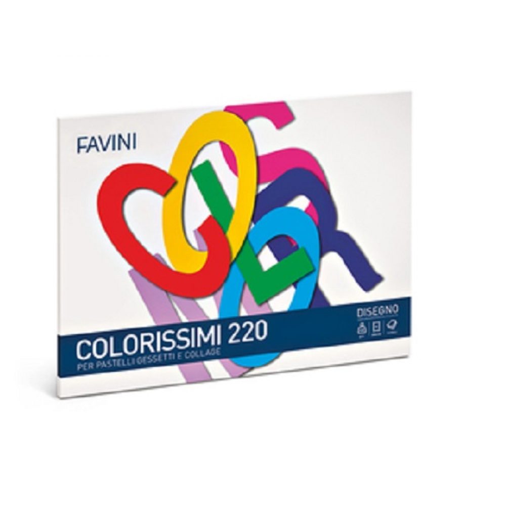 122 Blocco-Colorissimi Favini 220