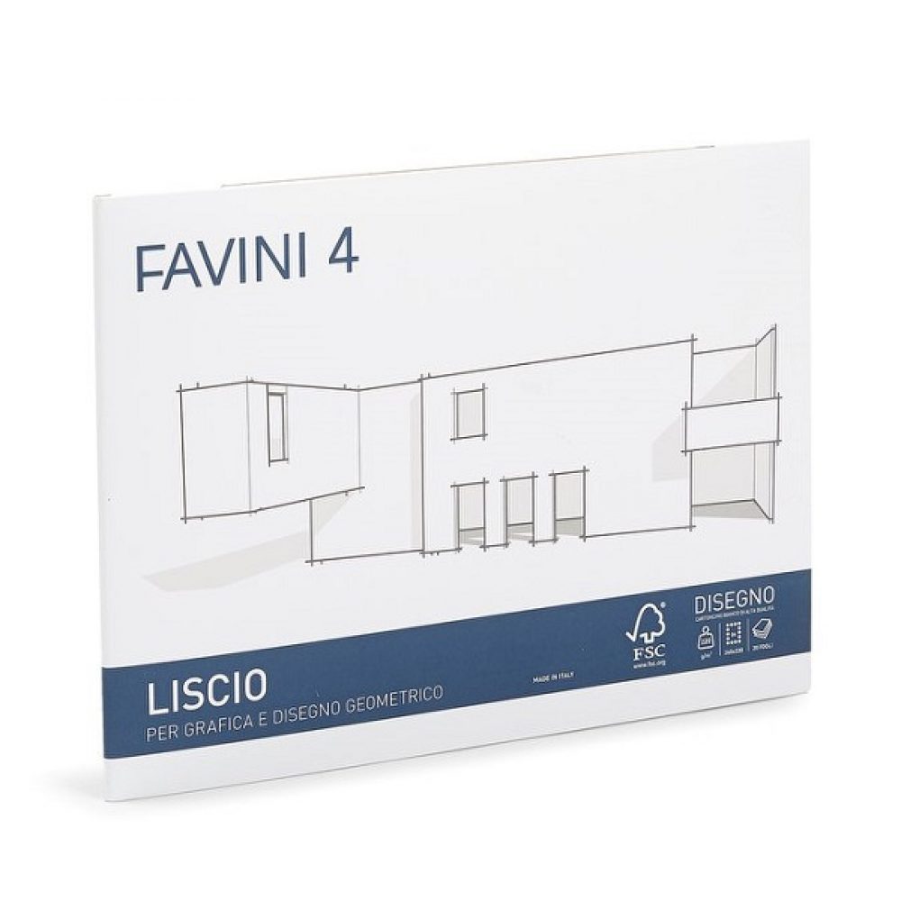 129 Blocco-Favini 4 liscio 24 x 33