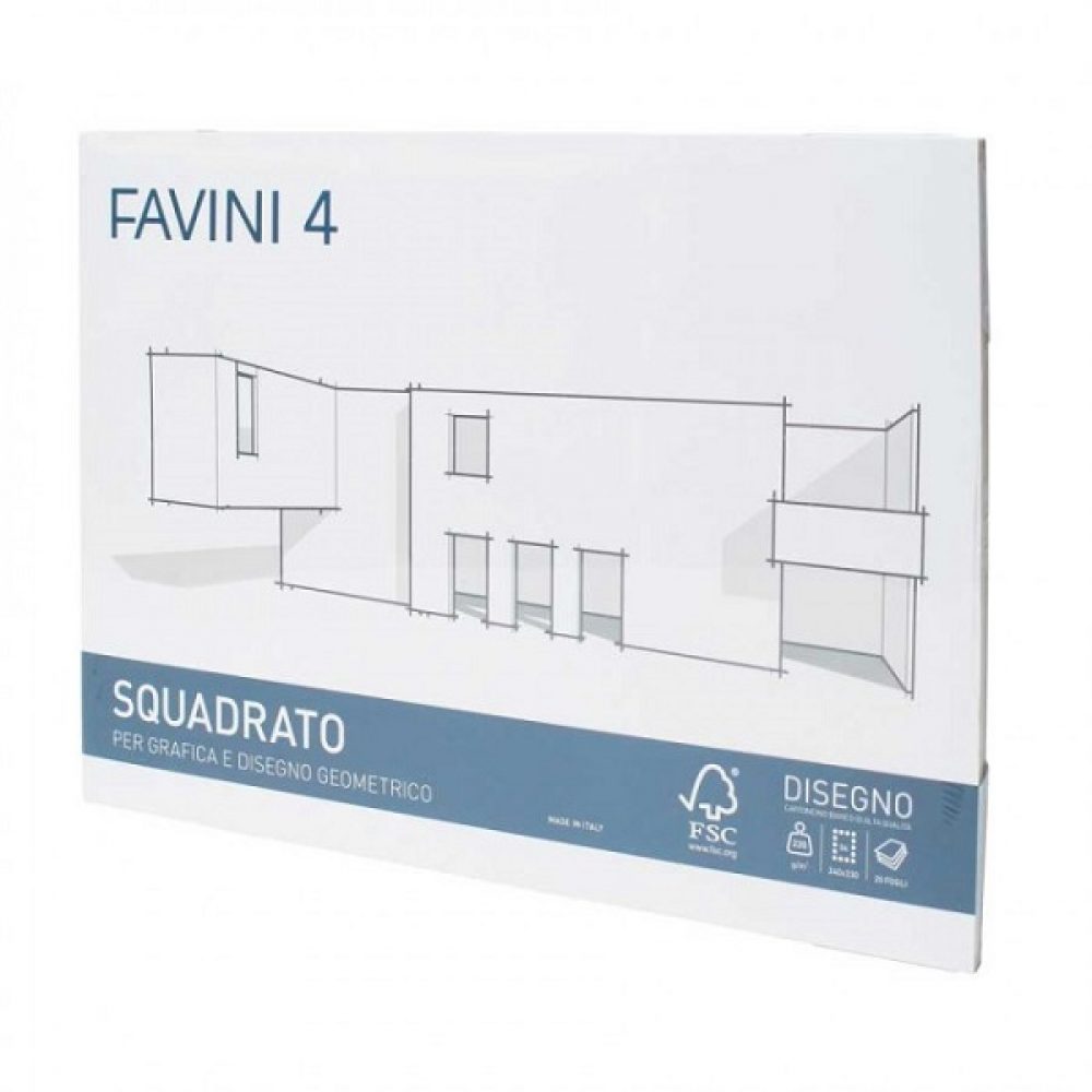 130 Blocco-Favini 4 Squadrato 24×33 cm.