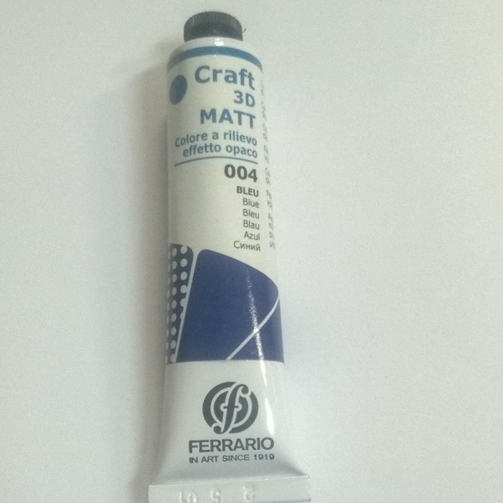 2532 Colore-Craft 3D Matt Blu – Ferrario 20 ml.