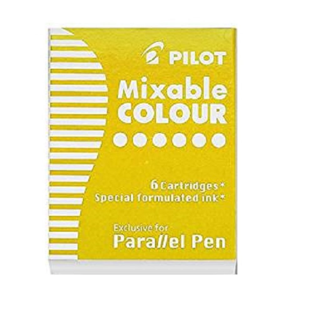 4350 Cartucce-Parallel Pen Pilot 6 pz. Giallo