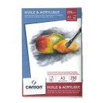 Blocco per olio e acrilico Canson A3 290 gr. 10 fg.