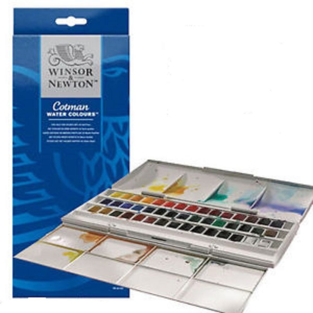 5763 Set-Acquerelli Winsor & Newton Cotman 45 1/2 godets