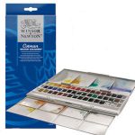 Set Acquarelli Winsor & Newton Cotman 45 1/2 godets