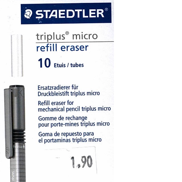 RICAMBIO GOMMA PER PORTAMINE STAEDTLER TRIPLU 3 pz.