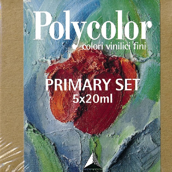 POLYCOLOR MAIMERI SCATOLA 05 TUBI 20 ml. COLORI PRIMARI