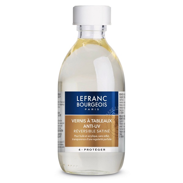 VERNICE FINALE SOPRAFFINA SATINATA ANTI UV. LEFRANC &BOURGEOIS 250 ml.