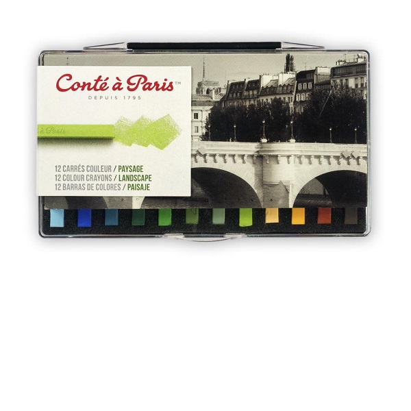 CONFEZIONE 12 CARRE’ COLORATI CONTE’ A PARIS 12 pz. da cm. 6×0,6