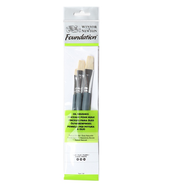 SET PENNELLI IN SETOLA PER OLIO 3 pz. WINSOR & NEWTON