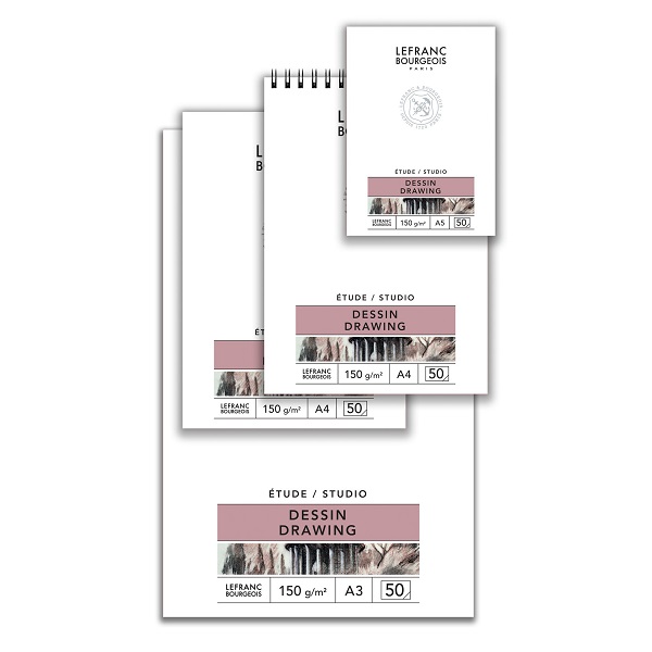 BLOCCO CARTA DISEGNO LEFRANC & BOURGEOIS A4 150 gr. 50 fg.