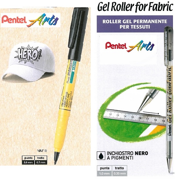 PENTEL PENNA E PENNARELLO PER TESSUTI