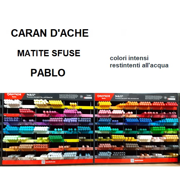 MATITA COLORATA CARAN D’ACHE PABLO 80 colori sfusi