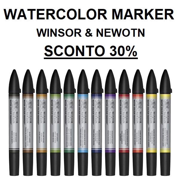 PROMOZIONE WATERCOLOR MARKER WINSOR & NEWTON