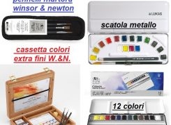 CONFEZINI DI COLORI AD ACQUARELLI SIA PROFESSIONALI CHE AMATORIALI