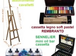 CAVALLETTI – PASTELI SECCHI- OIL STICK – ECOLINE E TANTE ALTRI PRODOTTI