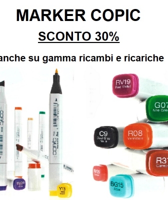 COPIC MARKER CLASSIC SCONTO 30%