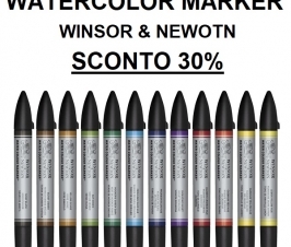 PROMOZIONE WATERCOLOR MARKER WINSOR & NEWTON